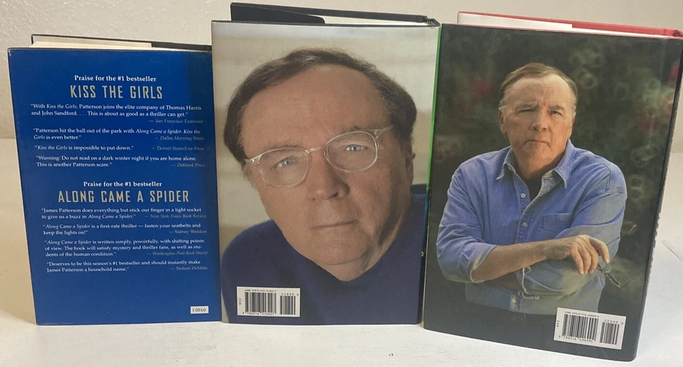 Lot Of 3 James Patterson Hardcover Books: Hide & Seek, Fifty Fifty, NYPD Red 3 Foto 2 de 4