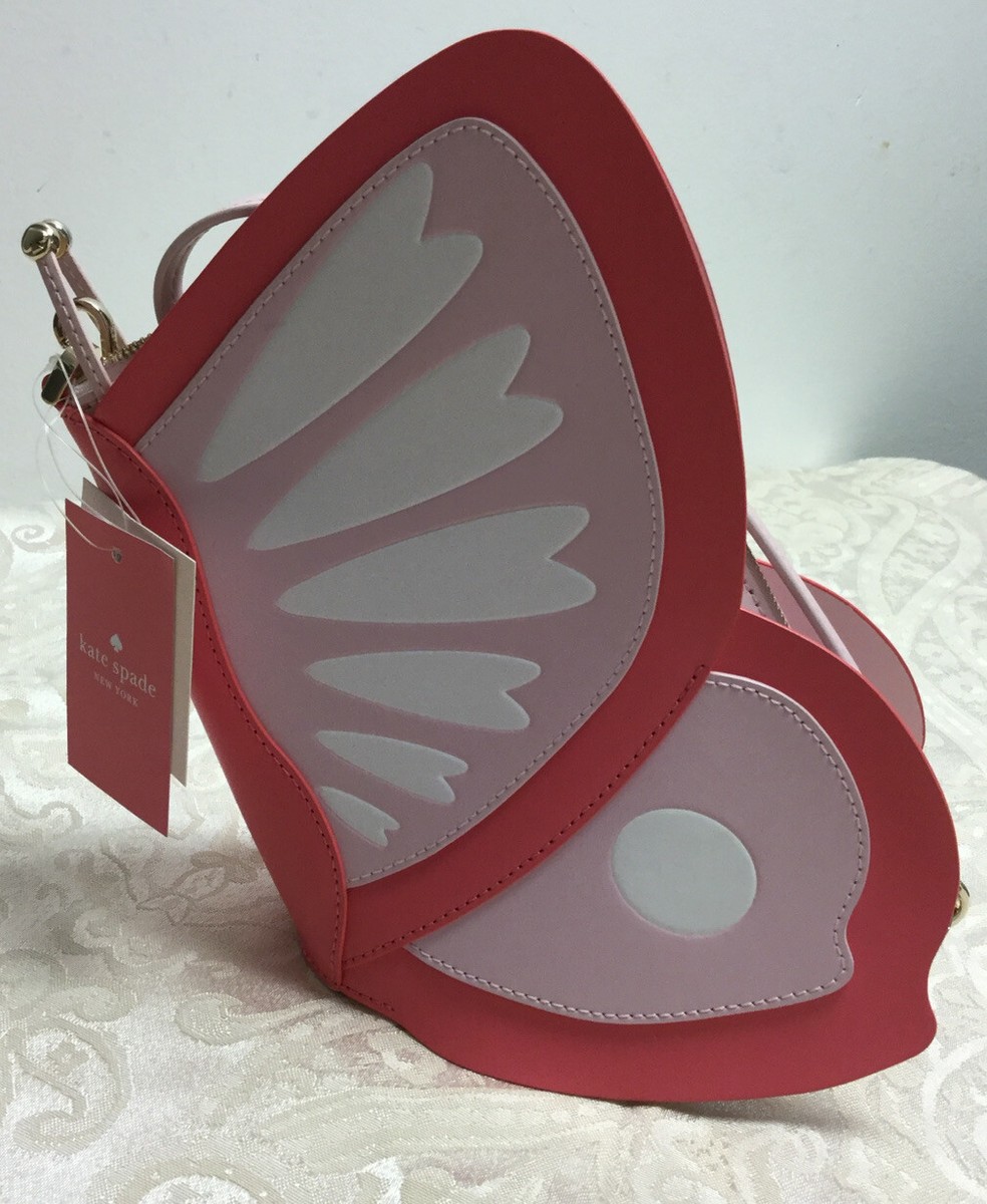 NWT Kate Spade Bonnie Butterfly Crossbody Bag Pink Multi 673