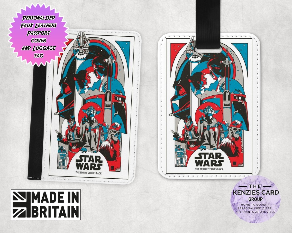 Personalised Disney Passport Cover Luggage Tag Disney Star Wars