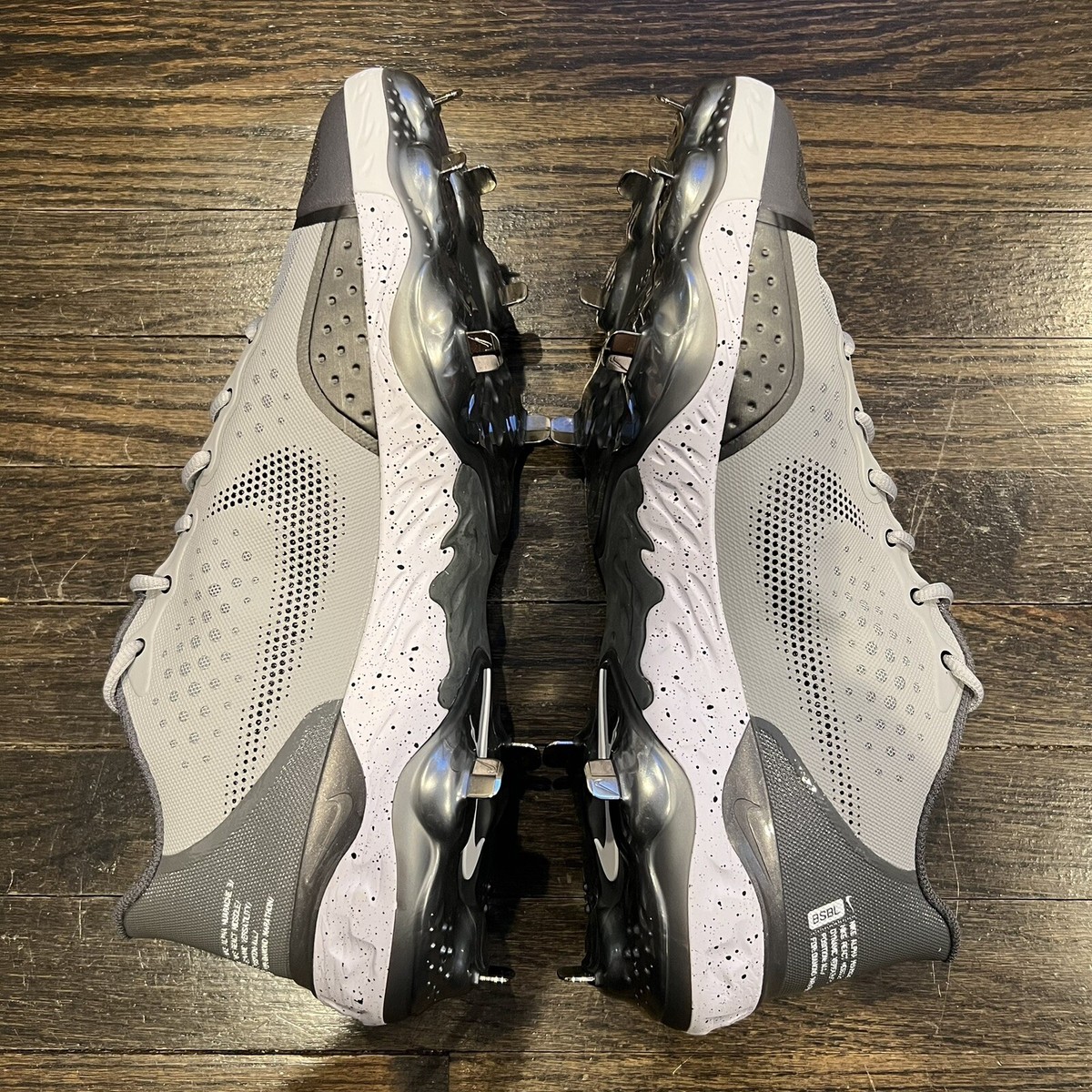 Nike Alpha Huarache Elite 3 Low Baseball Cleats Grey CK0746 