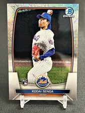 2023 Bowman Chrome Baseball Mega Box Kodai Senga New York Mets RC #75