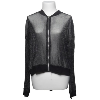 Bomberjacke, Damen, Größe: 3XL, Schwarz, Polyester, Einfarbig #kDq