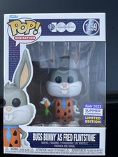Funko Pop Bugs Bunny As Fred Flintstone #1259 2023 SDCC Exclusive Toy Tokyo New