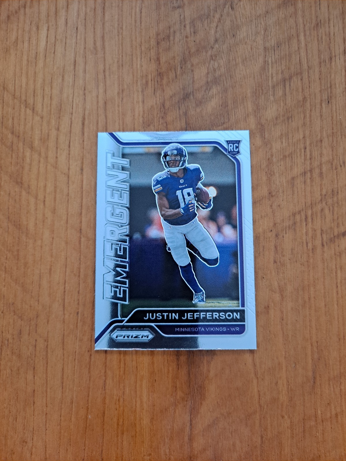 2020 Panini Prizm - Emergent Justin Jefferson #10 (RC)