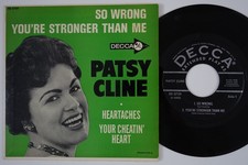 PATSY CLINE So Wrong / Heartaches +2 RARE '62 orig US EP country rockabilly HEAR