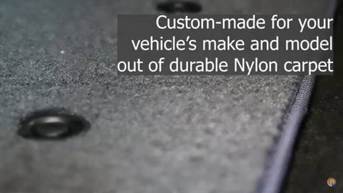Front Row 2 Piece Endura Carpet Custom Floor Mats for Fusion - Made in USA - Picture 10 of 27