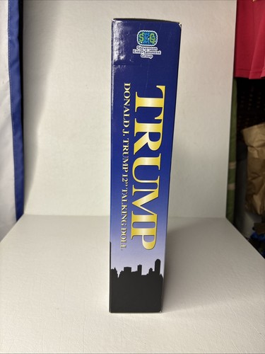 Donald Trump Bambola Parlante Presidente L'Apprendista SEG Ufficiale 2004 Nuova con scatola - Foto 6 di 9