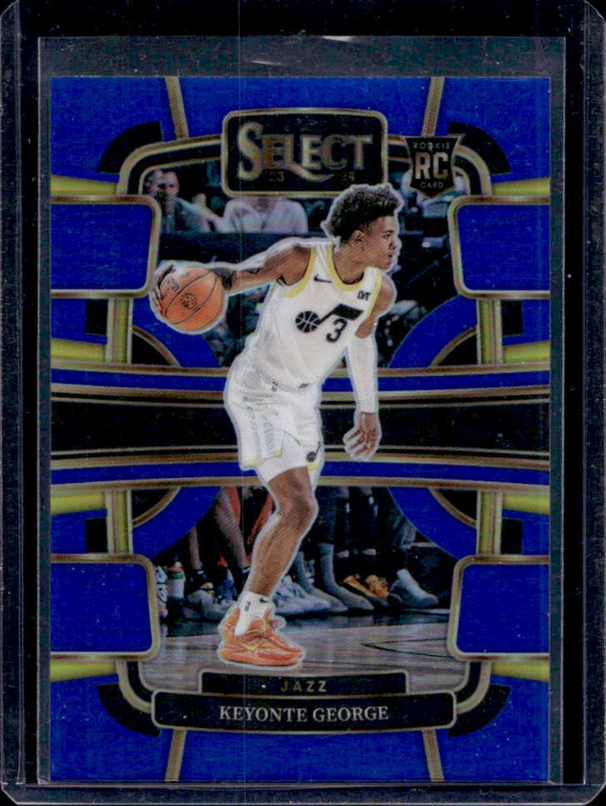 2023-24 Panini Select Keyonte George RC Blue Prizm Rookie Concourse #75 Jazz