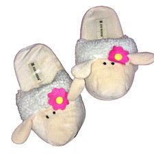 Joe Boxer Womens Size M Slippers Lamb
