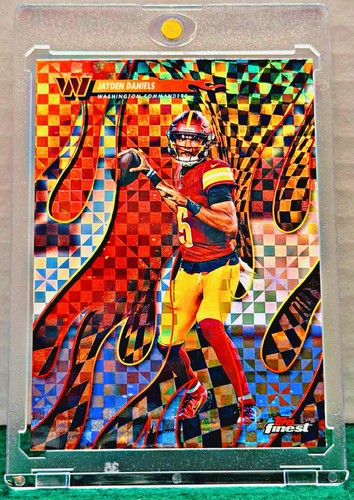 2025 Topps Finest Torchers Xfractor Jayden Daniels Washington Commanders #T-30