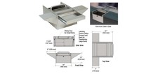 CRL FL3246C Brushed Stainless Deep Transaction Drawer With Cash Tray