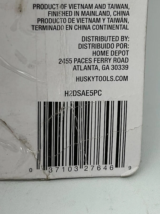 Husky 1/2 in. Drive SAE Large Socket Set (5-Piece) - Image 4 of 4