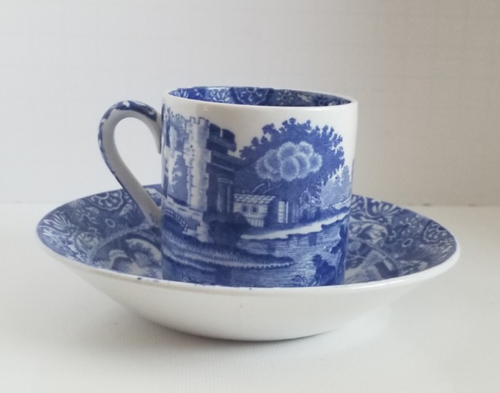Spode Italian Demitasse and saucer ( dish ). Vintage. - Picture 3 of 10