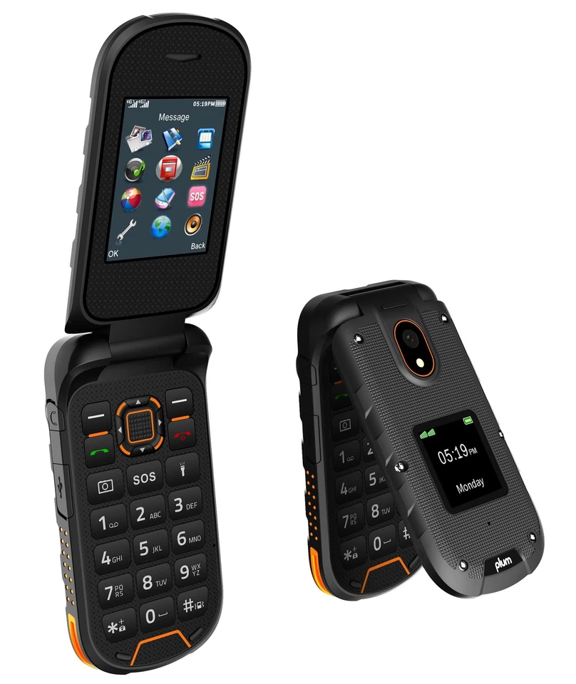 RAM Plus 4G Volte Factory Unlocked Rugged Flip Phone 2022 Model ATT, Tmobile,... - Image 3 of 4
