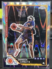 2025 Topps Chrome McDonald's All American #93 Dereck Lively II Ray Wave