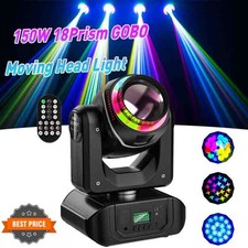 18Prism RGBW Moving Head Stage Light Gobo DMX Beam Strobe Disco Party DJ Light