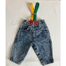 Vintage Levi s Baby Suspender Jeans 9 Months USA