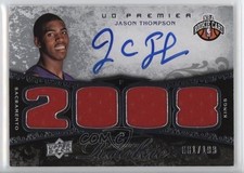 2008-09 UD Premier Rookie Materials 81/199 Jason Thompson #112 Auto 00a6
