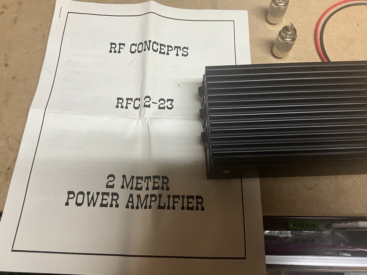 RF CONCEPTS MODEL RFC 2-23 VHF 2 METER POWER AMPLIFIER in Box +