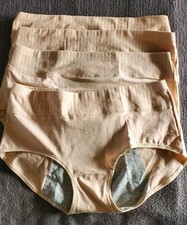 Women 4Pc Underwear Incontinence Protective Discreet Leak Proof Panty Briefs 7