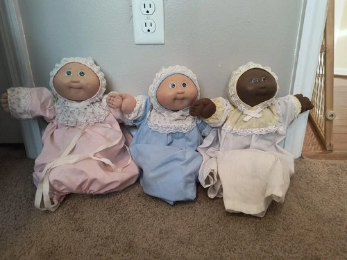 Lot of 3 Vintage Cabbage Patch Preemie Girls **Please Read Description**