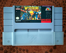 LJN Wolverine: Adamantium Rage (Super Nintendo, SNES) NTSC-U/C Game Cart Tested