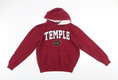 Stadium Athletics Herren Red Temple Pullover Hoodie Gr. S