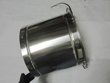 12" Stainless Steel Axial Fan 220V 50Hz 3200m3/h Tube Exhaust Vent Pipe Fan