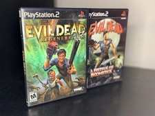 Evil Dead: Regeneration & A Fistful Of Boomstick (Playstation 2, PS2) Lot/Set