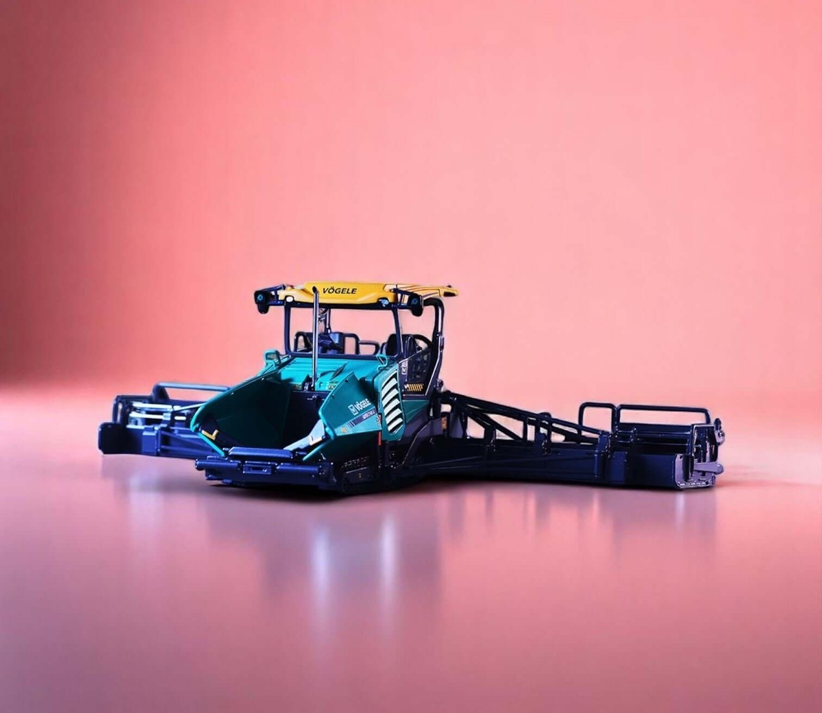 Vogele Super 2100-5i Tracked Paver - NZG 1:50 Scale Diecast Model