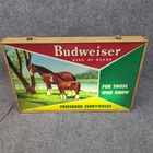 VTG 1950's Budweiser Beer  Lighted Clydesdale Sign working condition