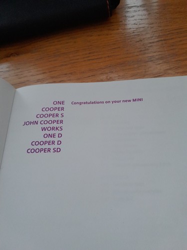 07-14 MINI / CLUBMAN COOPER S JCW OWNERS MANUAL HANDBOOK PACK PRINT 2011 r19084 - Picture 6 of 10