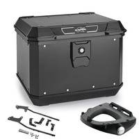 Kappa KMX500B Bauletto 50LT Aluminium Schwarz Mit Halterungen FüR Honda Nc 750 X