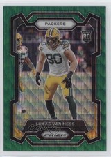2023 Panini Prizm Rookies Green Wave Prizm Lukas Van Ness #336 17oo