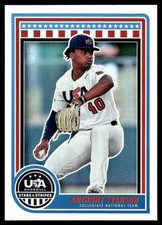 Anthony Eyanson 2025 Panini Stars & Stripes USA Baseball #4 MLB READ FREE SHIP