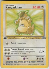 Kangaskhan (21) 1st Edition Rare Jungle 21/64 HP on eBay