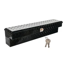  60 Inch Side Mount Truck Tool Boxes, 5 Bar Tread Aluminum Truck Bed Tool