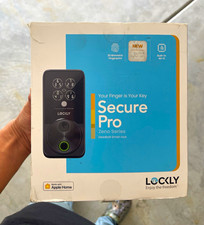 Lockly Secure Pro Zeno Wi Fi Fingerprint Keypad Deadbolt, Apple Home, Black