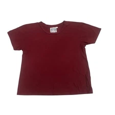 Jungmaven Women’s L T Shirt Red Short Sleeve Hemp Organic Cotton Top Tee