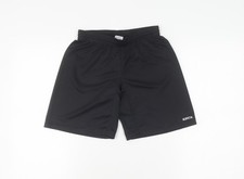 Pantaloncini sportivi Kipsta ragazzo neri taglia 10-11 anni