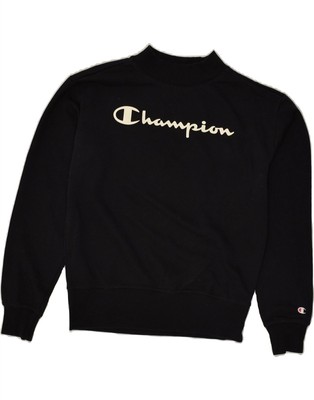 CHAMPION Jungen Grafik Sweatshirt Pullover 13-14 Jahre XL schwarz Baumwolle FR04