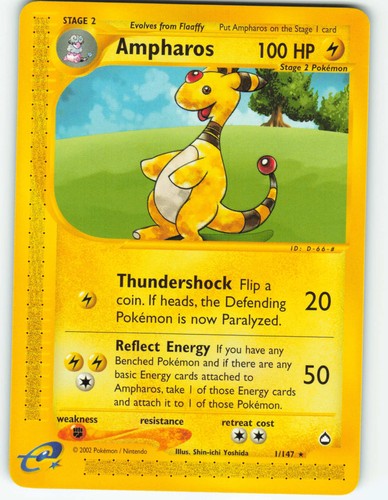 Ampharos - 1/147 Aquapolis - Pokémon TCG - 2003