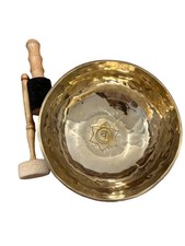 9" Singing Bowl 7 Chakra, Sacral Chakra Swadhisthana Tibetan Singing Bowl Set