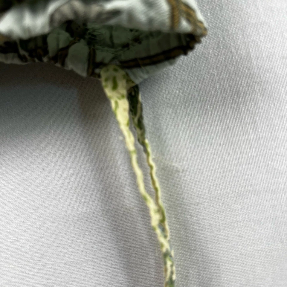 Camiseta sin mangas Gap Y2k para mujer talla grande verde floral correas de espagueti algodón Foto 2 de 4