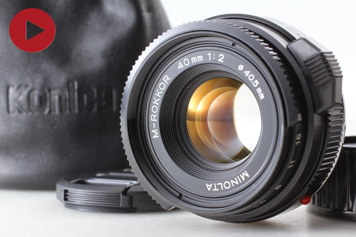 Minolta f/2 Camera Lenses 40mm Focal for sale | eBay