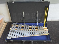 CB 30 Note Glockenspie Xylophone Bell Percussion 2 Mallets  Carrying Case