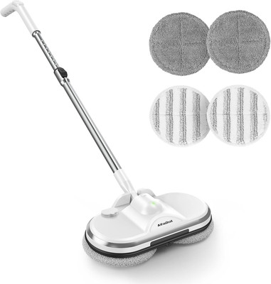 Electric Mop, WS-24 Cordless Spin Mop for Floor Cleaning, Lightweight & Recharge