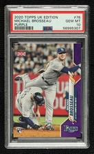 2020 Topps UK Edition Purple 12/50 Michael Brosseau #76 PSA 10 GEM MT tg5