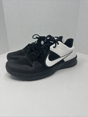 Nike Alpha Huarache Varsity Turf College Black /White Size Men s 14 [AO7957-003]