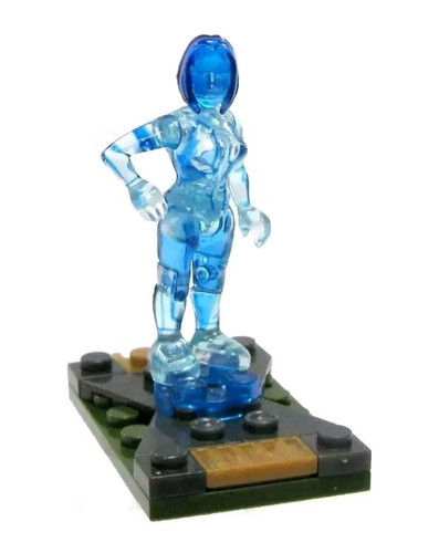 SEALED Halo Mega Bloks Construx Series 4 Translucent Blue Cortana NEW (24111MM) - Picture 1 of 4